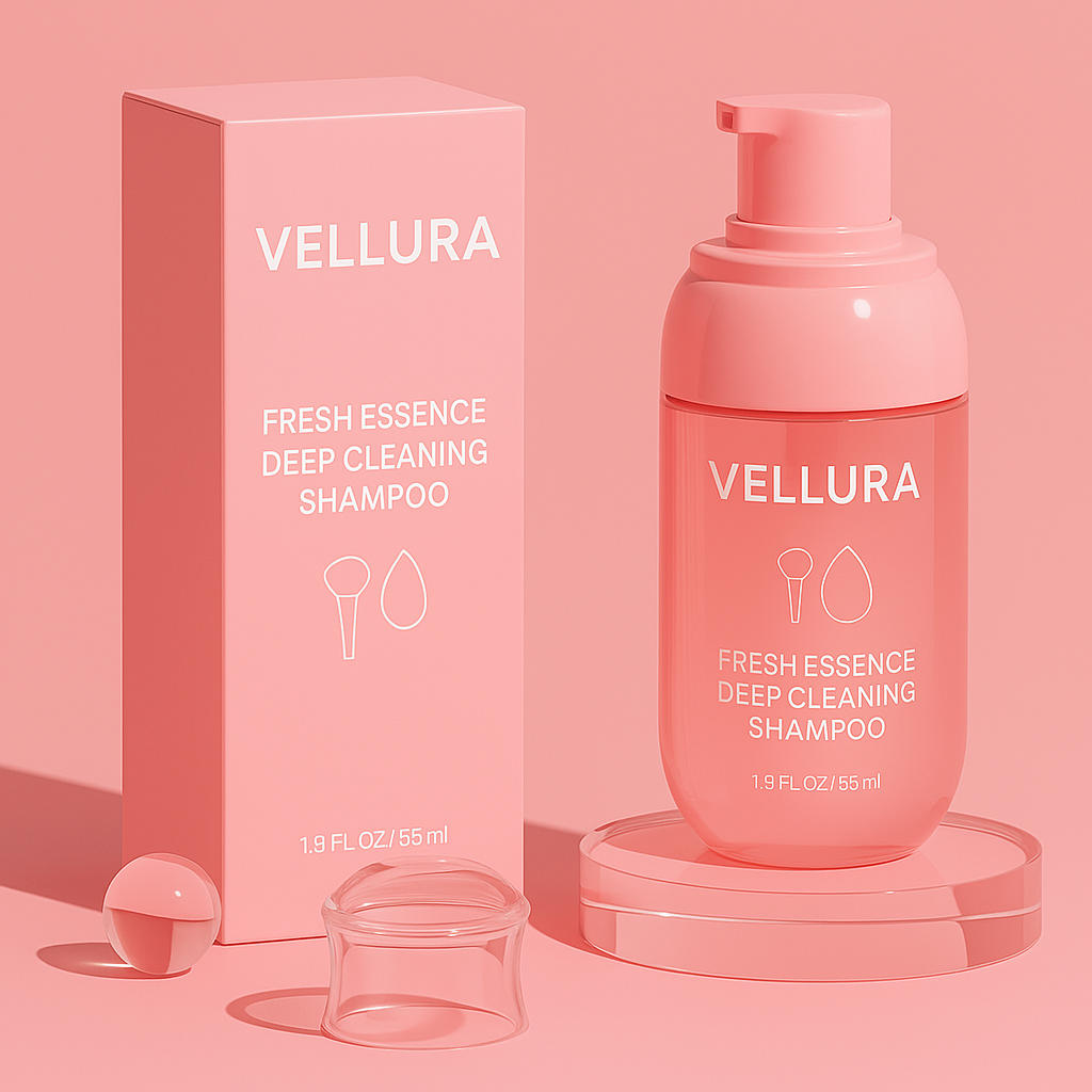 Vellura Deep-Cleaning Brush &  Sponge Shampoo