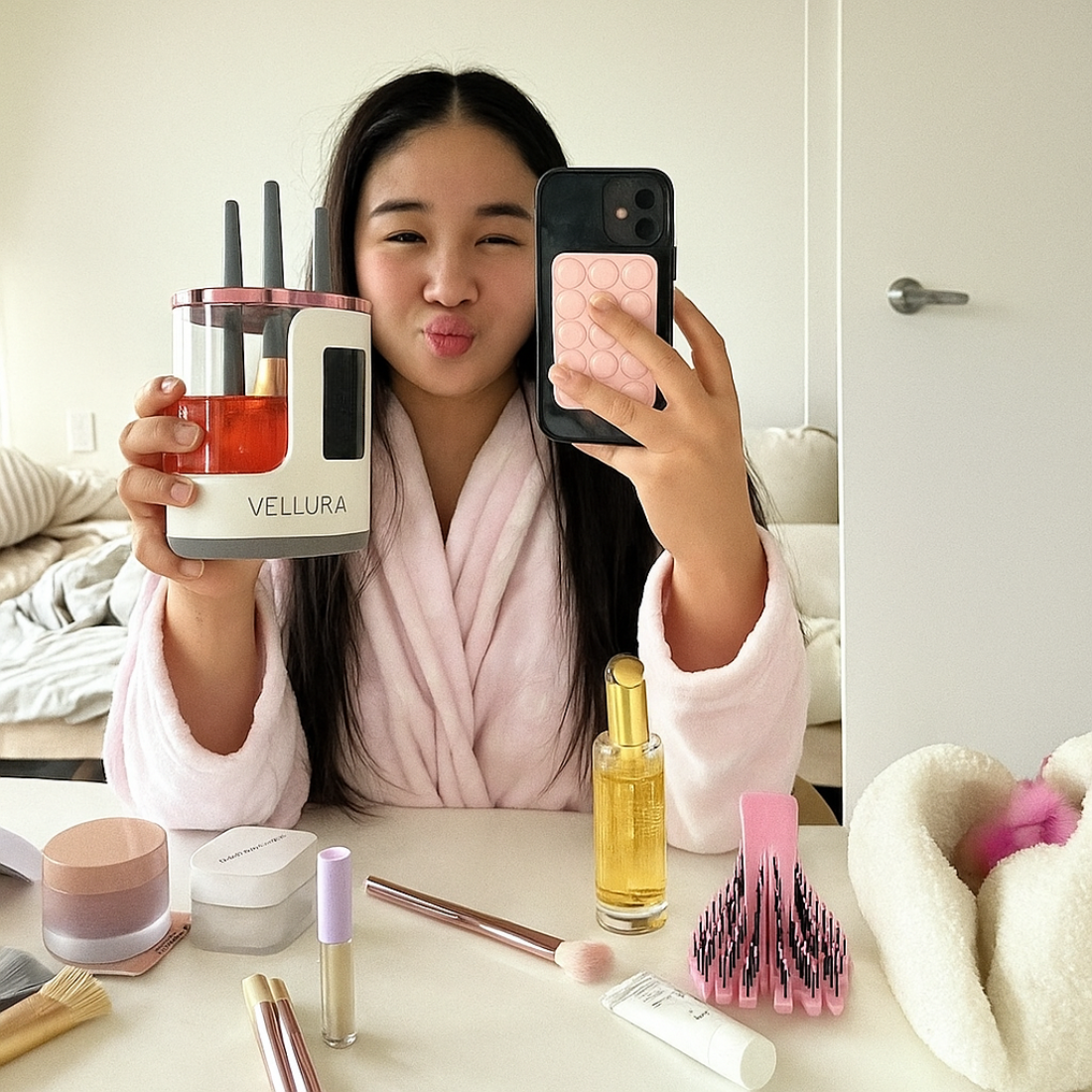 Vellura™ - Makeup Brush Cleaner.